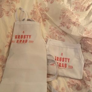 Krusty Krab aprons! (Set of 2)